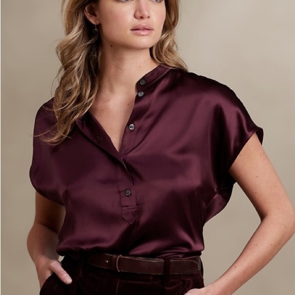 Banana Republic Serenade Tunic Silk - Picture 1 of 3